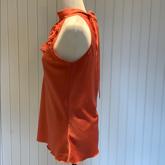 Byer California Satin Halter Top with Ruffles - Picture 3 of 6
